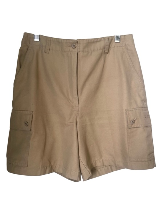 Ralph Lauren Pants - Lauren Ralph Lauren Tan 100% Cotton Flat High Waist Preppy Cargo Resort Shorts 8